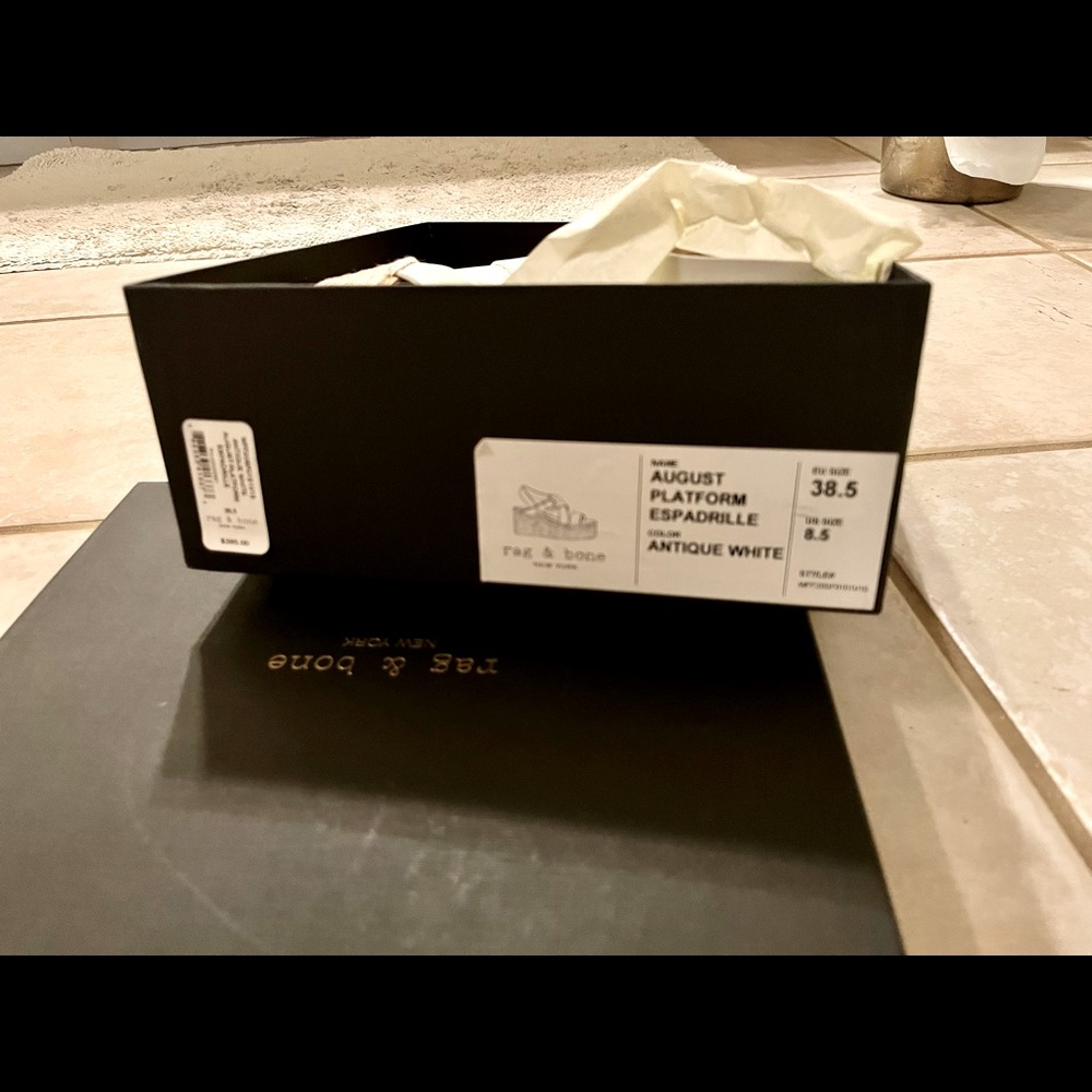 🎉HP🎉NWT Rag and Bone August Espadrille Sandals 8.5 US/ 38.5 EU - Picture 9 of 9
